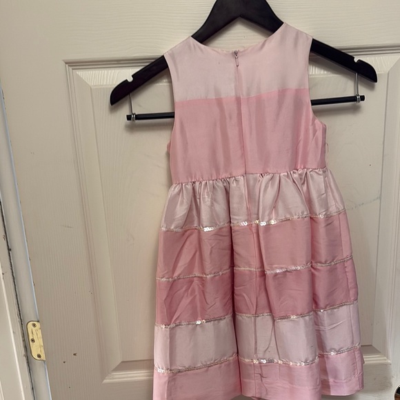 Pink Sleeveless Kids Dress - Picture 3 of 3